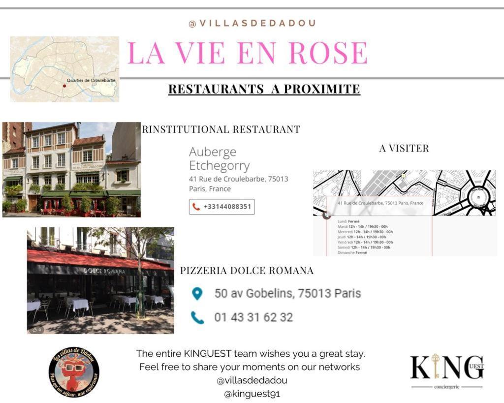 Luxury Paris La Vie En Rose Jacuzzi Terrasse Parking Apartamento Exterior foto